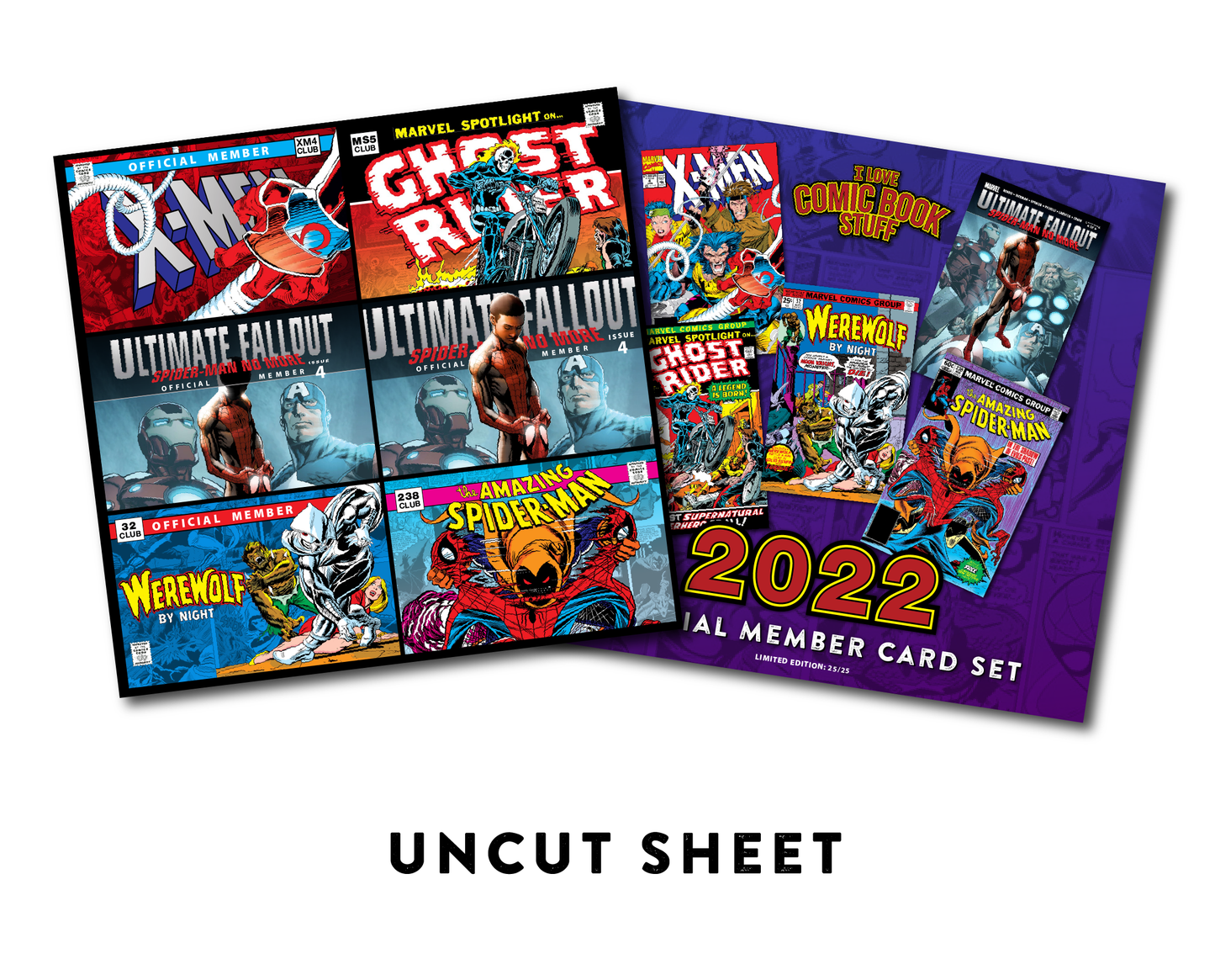 Uncut Sheet of 2022 Member Cards