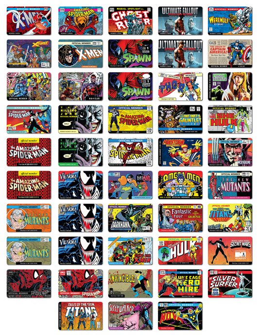 Official Member Comic Cards