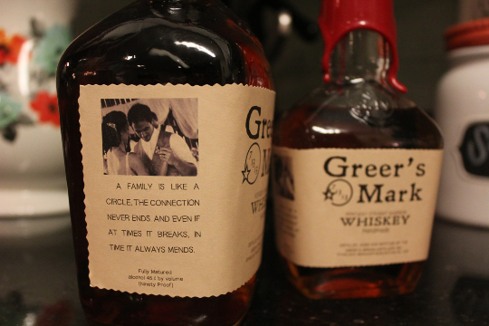 Personalized Label to fit Maker's Mark Bottles
