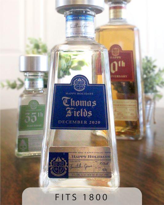 Personalized Label to fit 1800 Bottles