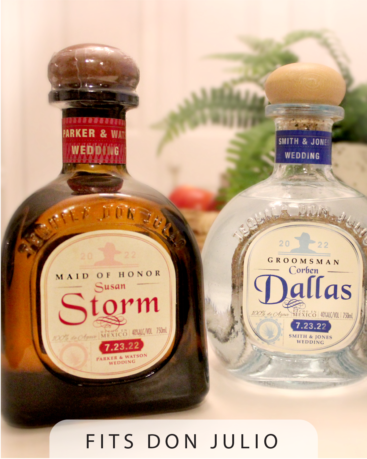 Personalized Label to fit Don Julio Bottles