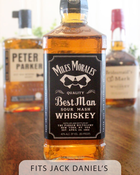 Personalized Label to fit Jack Daniel's Bottles