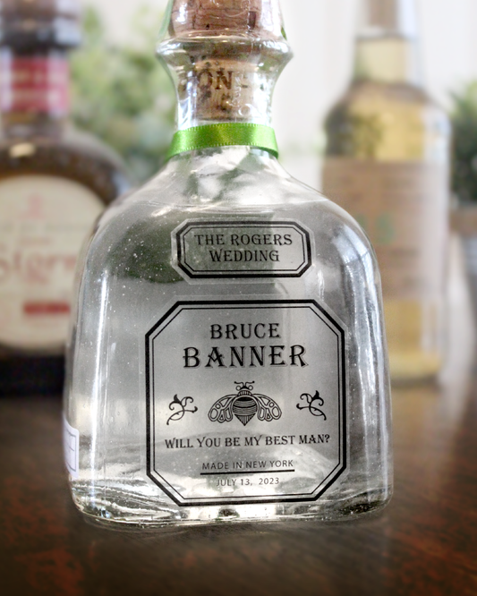 Personalized Label to fit Patron Bottles