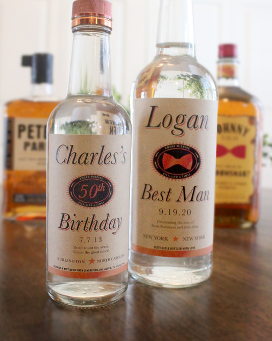 Personalized Label to fit Tito's Bottles