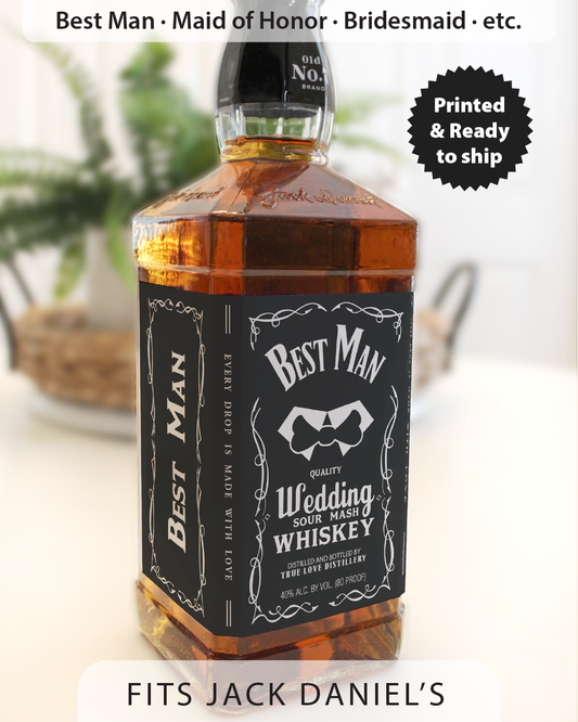 Wedding Label (Pick any Wedding Party Member)