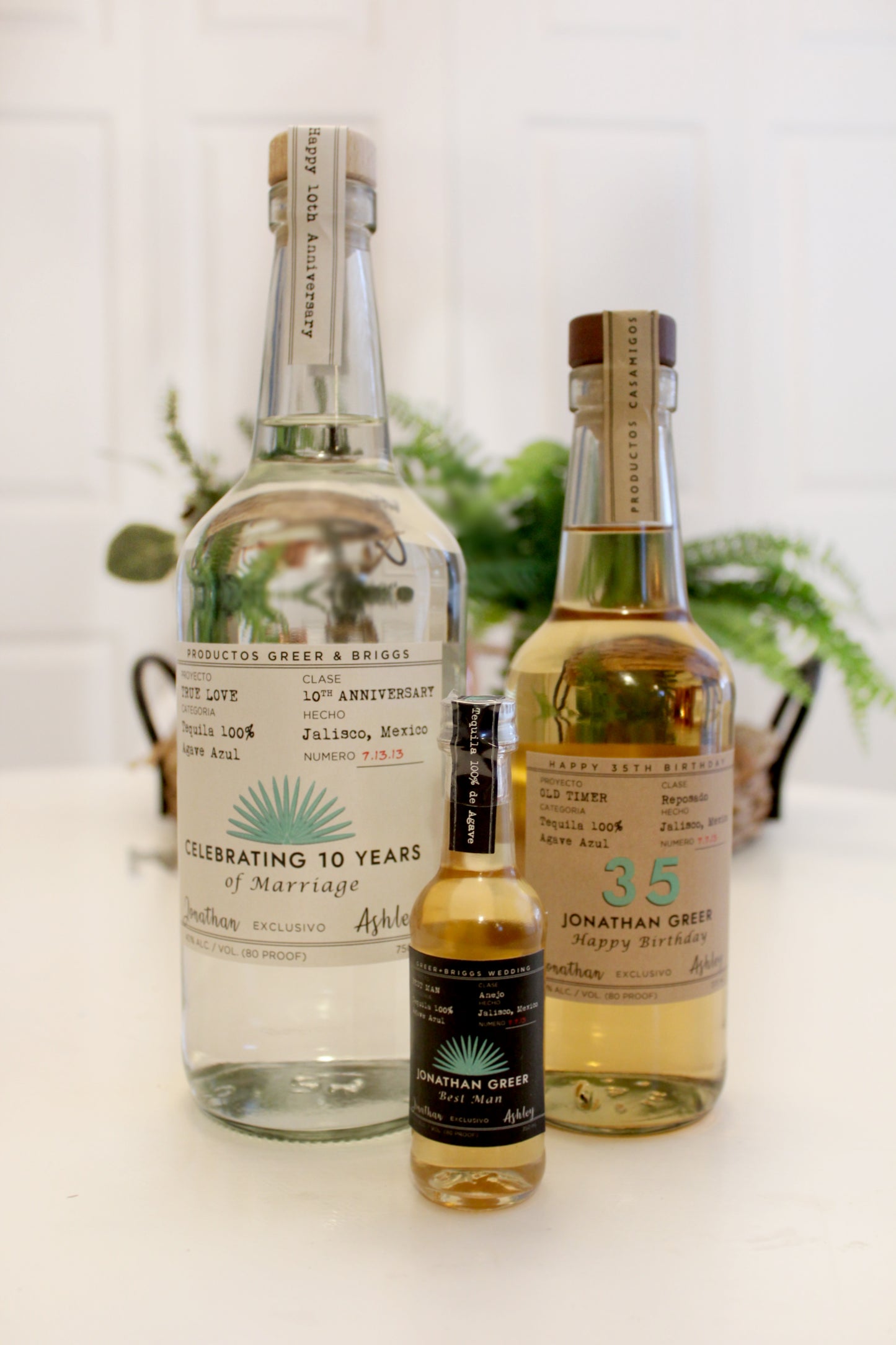Personalized Label to fit Casamigos Bottles