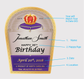 Personalized Label to fit Crown Royal Bottles