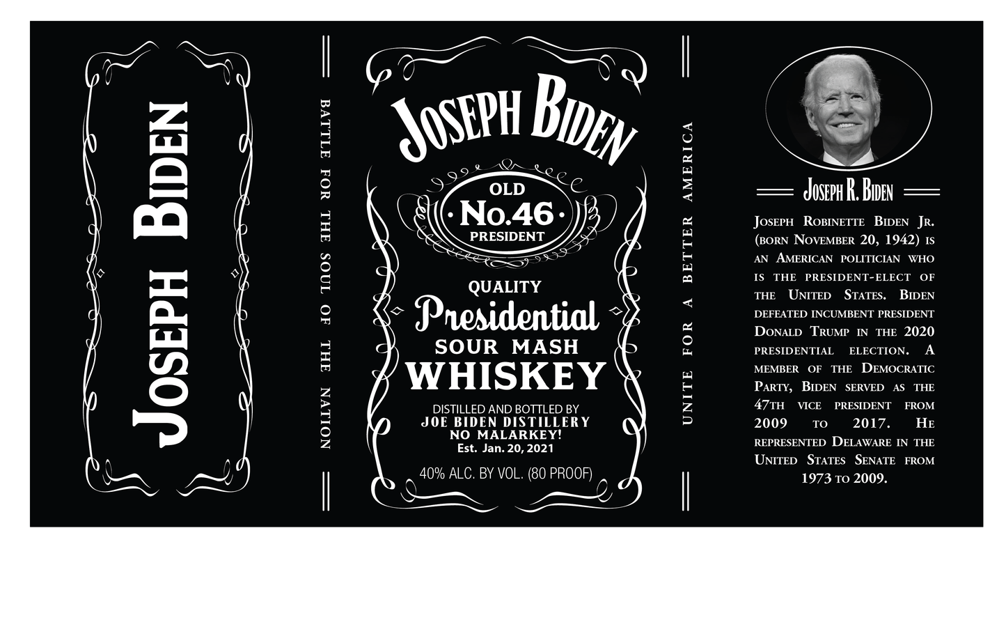 Joesph Biden Presidential Label