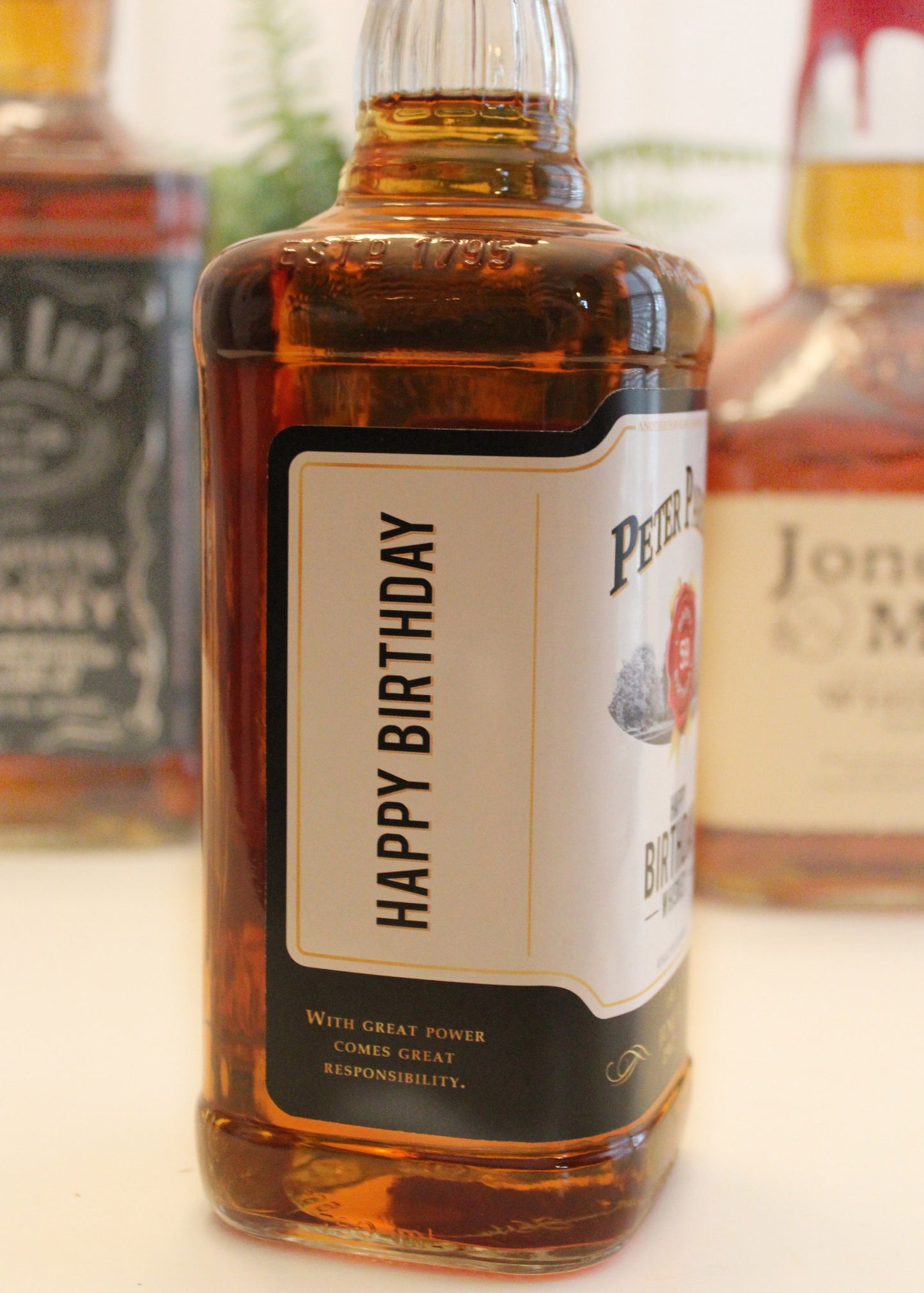 Personalized Label to fit Jim Beam Bottles