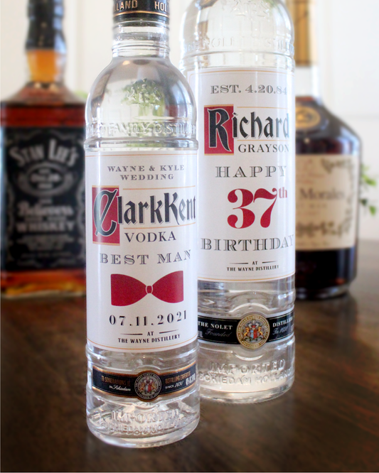 Personalized Label to fit Ketel One Bottles